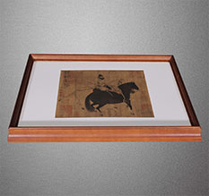 延边书画装裱配框服务案例